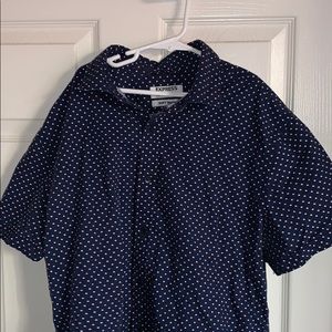 Express short sleeve button up